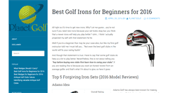 Desktop Screenshot of planet-golf.com