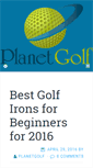 Mobile Screenshot of planet-golf.com